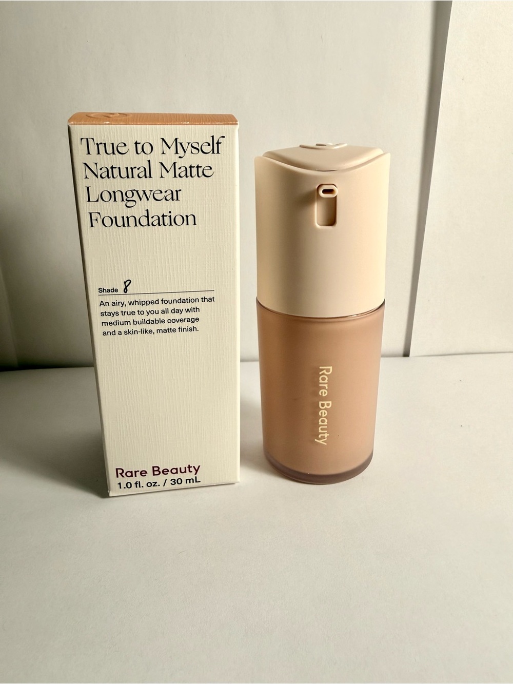 Rare Beauty True to Myself Natural Matte Longwear Foundation - Shade 8